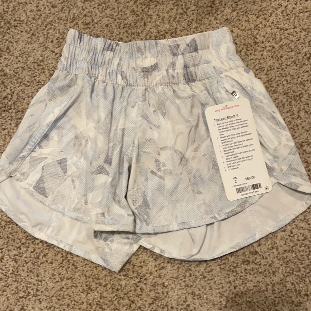 Lululemon Tracker shorts.